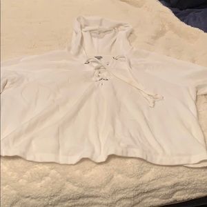 Long sleeve white jumper